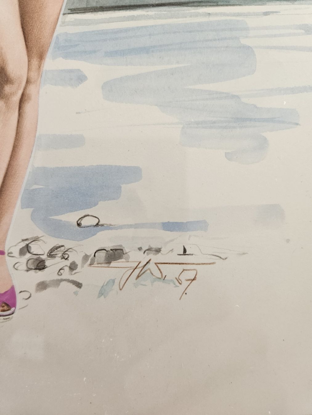 Dipinti: Jon Withcomb - Pin up Girl – Usato da Zug venduto da RAcker 2