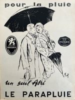 Regenschirm - Parapluie - Alte Werbung / Publicité 1960