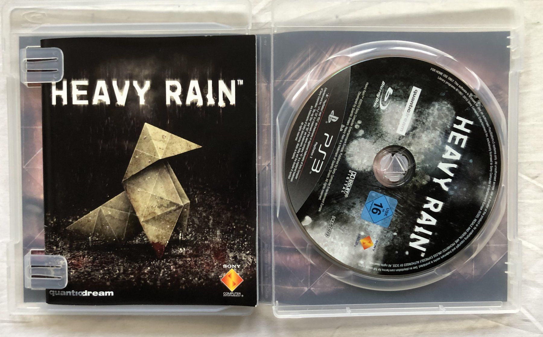Sony Giochi: PS 3 - HEAVY RAIN – Usato da Schaffhausen venduto da durruti 1