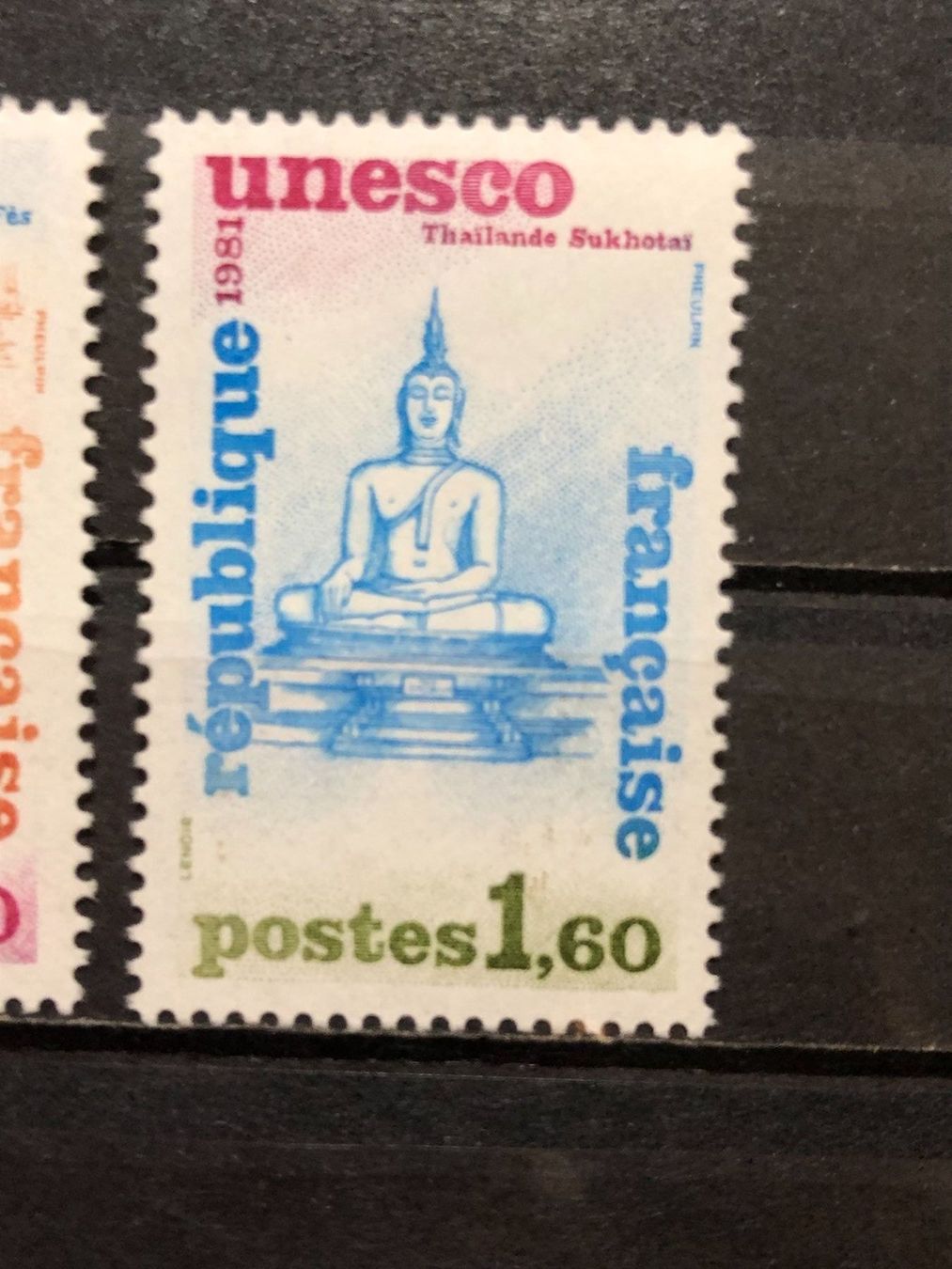 Tutti i francobolli: Triplet UNESCO Neufs** 1981 – Nuovo e nell'imballaggio originale da Lausanne venduto da ffhoud 3