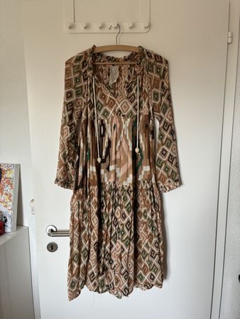 Yvonne S Sommerkleid gemustert Grösse L 