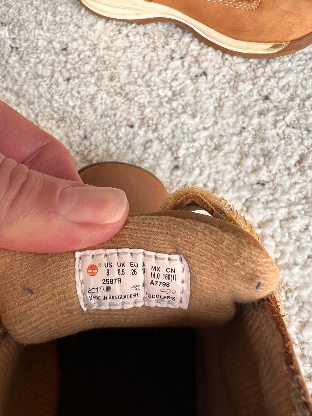 Timberland Scarpe per ragazzi: Original Timberland Kinderschuhe – Usato da Winkel venduto da Maria1525 2