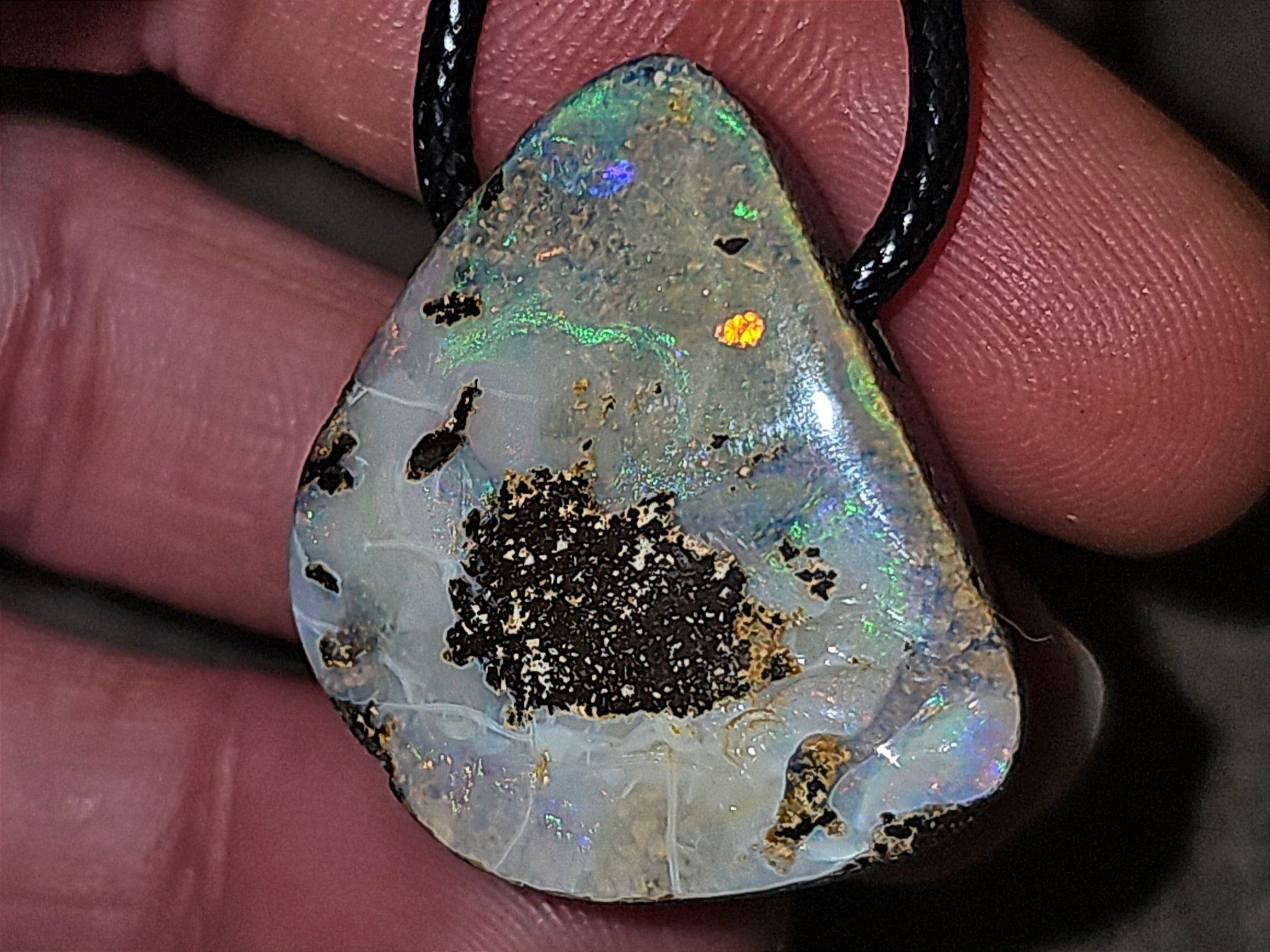 Edelsteine: Natürlicher Australischer Boulder Opal Anhänger – Gebraucht aus Uerkheim von Winwinner 2