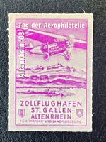 Flugpost Werbe-Vignette St.Gallen-Altenrhein ungebraucht *
