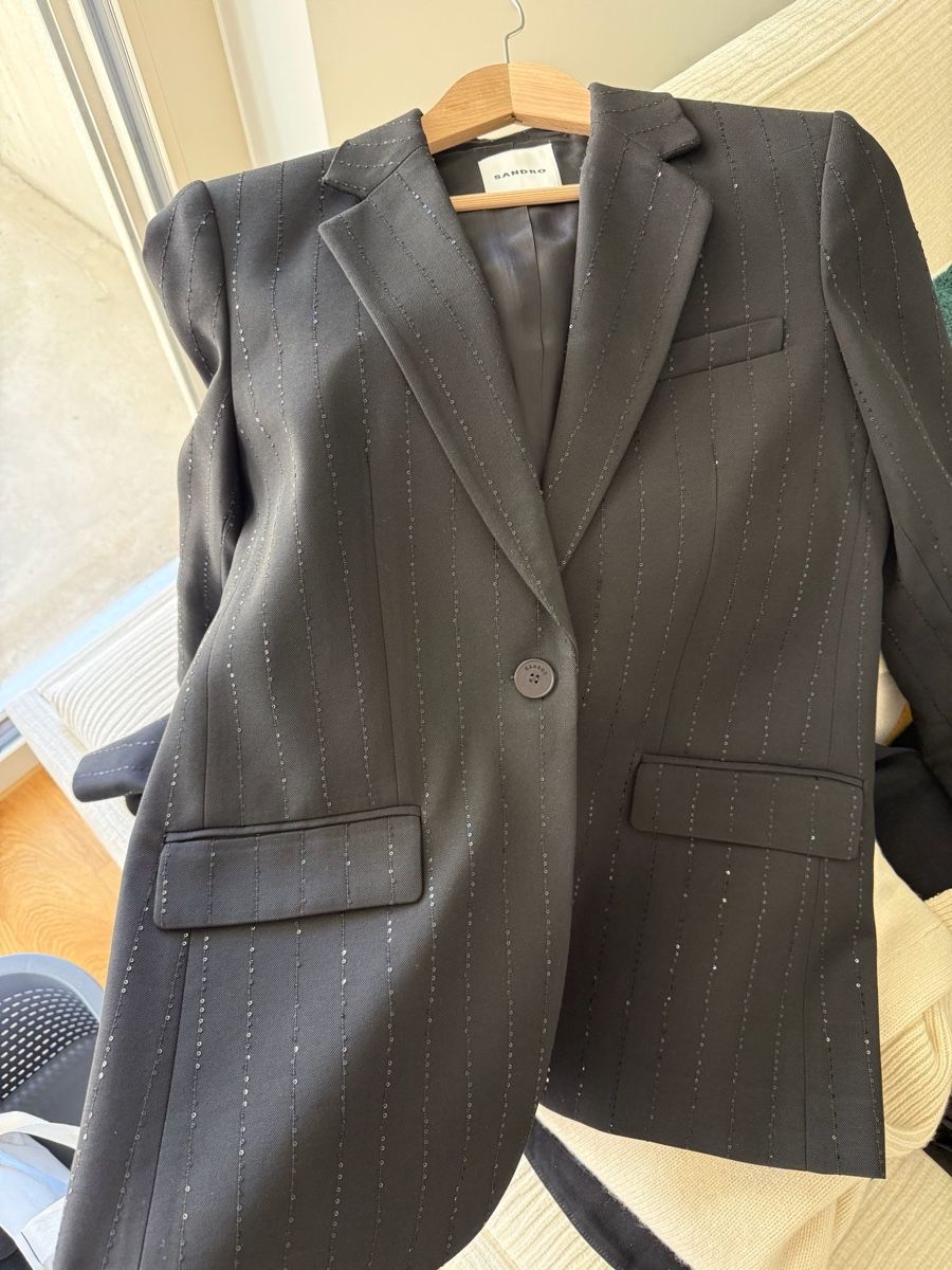 Sandro Giacche: Sandro Blazer mit Pailetten, FR 38 – Nuovo (secondo la descrizione) da Zürich venduto da fre_2w65 4