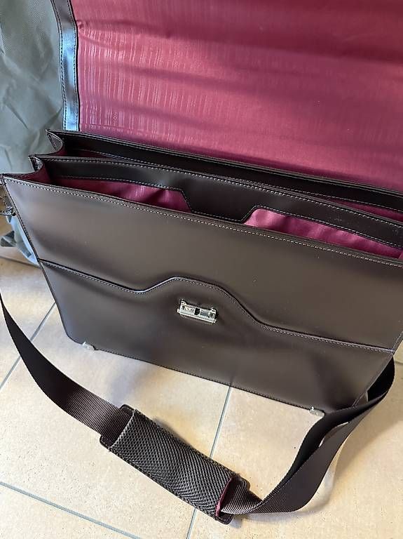 Samsonite Valigie & Borse: Samsonite Akten-/Laptoptasche Leder – Usato da Maseltrangen venduto da Adrian2889 1
