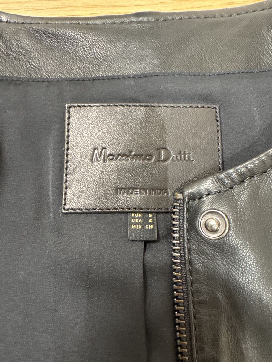 Massimo Dutti Jacken: Wunderschöne Damen Leder Bikerjacke von Massimo Dutti Gr. S – Gebraucht aus Ennetbaden von Katiusia 4