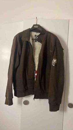 Herren Jacke braun gefuettert