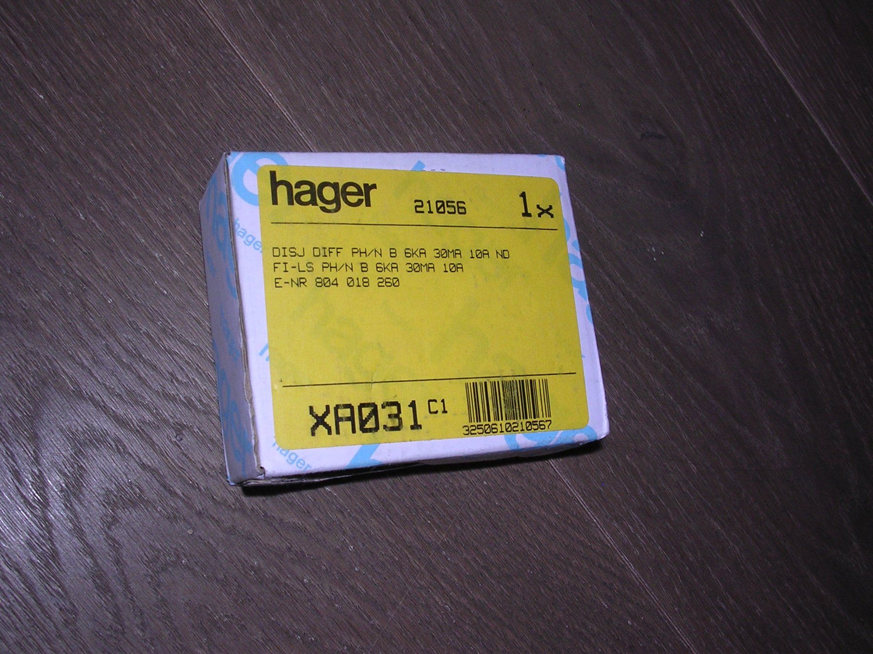 Hager Schalter: Leitungsschutzschalter Hager  XA 031 C1 – Neu und originalverpackt aus Trun von Romi066 4