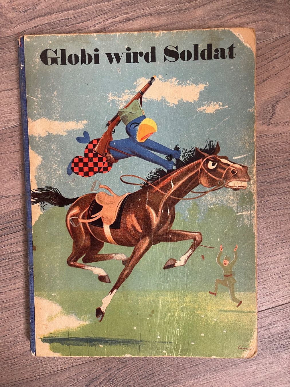 Fumetti: Globi wird Soldat, 1944, 2. Auflage – Usato da Basel venduto da mariablanka