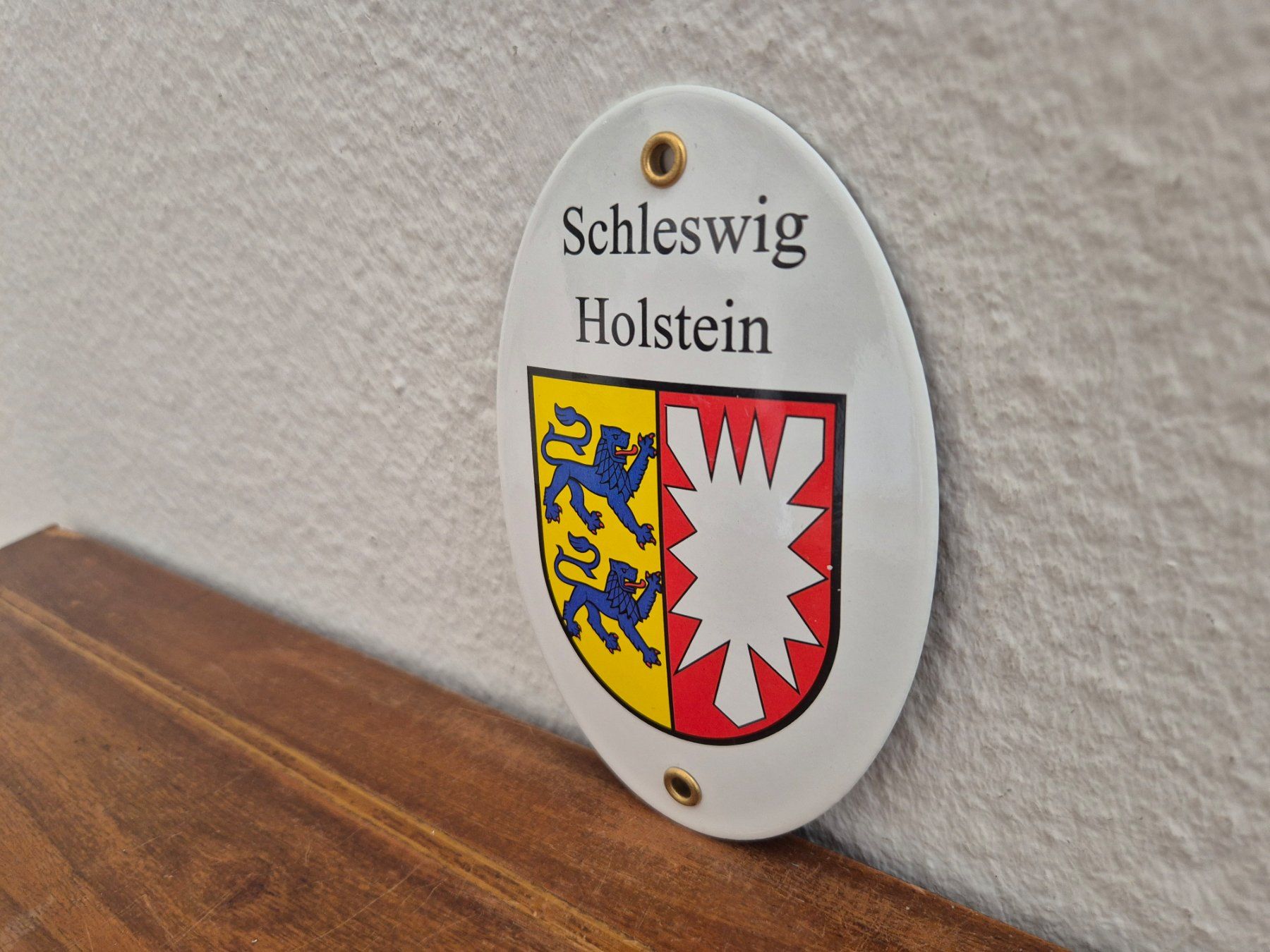 Insegne: Emailschild Schleswig Holstein Wappen Logo Emaille Schild – Nuovo (secondo la descrizione) da Schaffhausen venduto da pfanis09 3