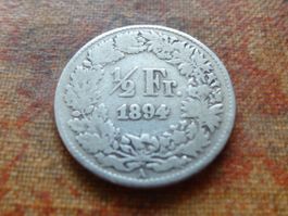 1/2 Fr. 1894  (B)