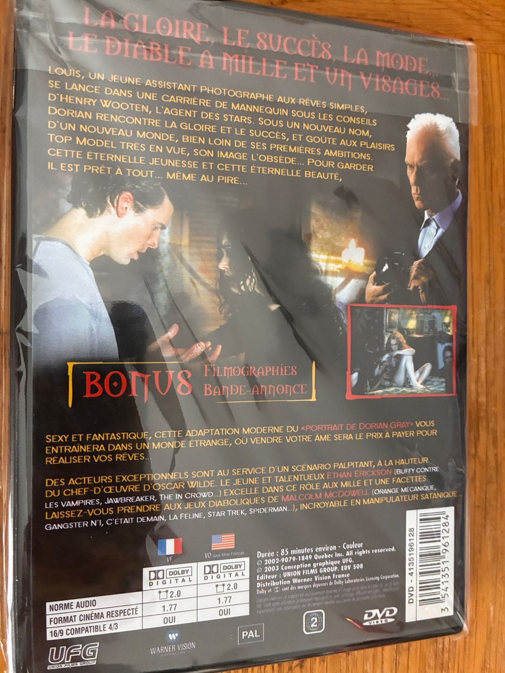 Tutti i DVDs: Dorian - Pacte avec le diable (2001, DVD) – Usato da Vevey venduto da zecollector 1