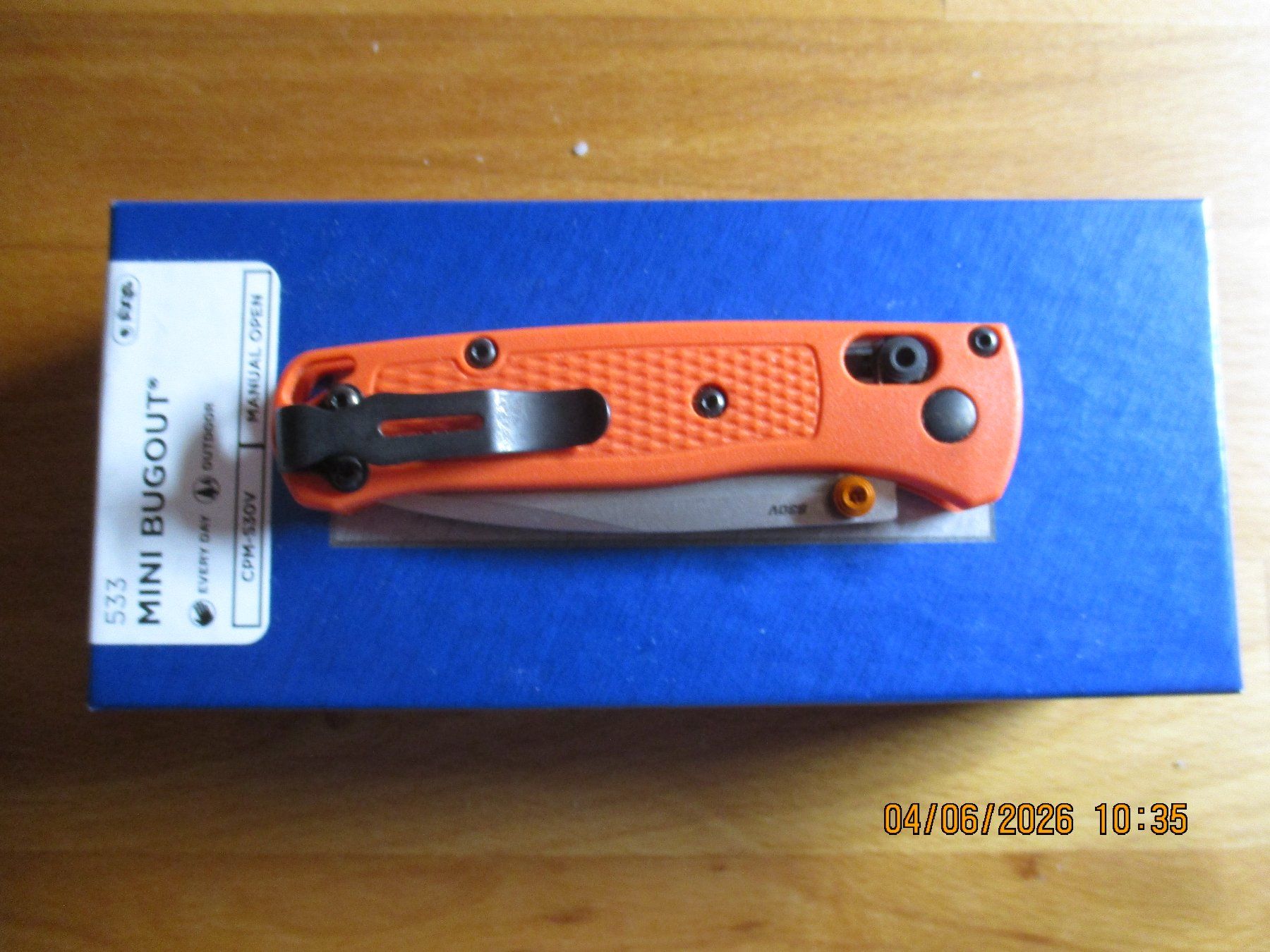 Benchmade Taschenmesser: Benchmade - Mini Bugout Mesa Orange – Gebraucht aus Solothurn von Merschweinchen 3