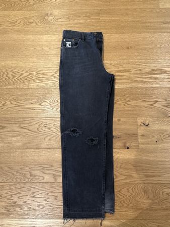 Karl Kani Black Distressed Jeans, Size 34, Great Deal!