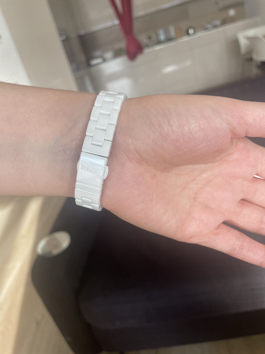 Rado Orologi: Rado True Spacchio 26mm White Ceramic Damen – Usato da Baar venduto da dieUhrenwerkstatt 8