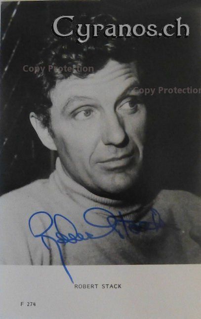 Autogramme: Robert Stack (1919-2003) Schauspieler - Autogramm – Gebraucht aus Dietikon von immortal-stars