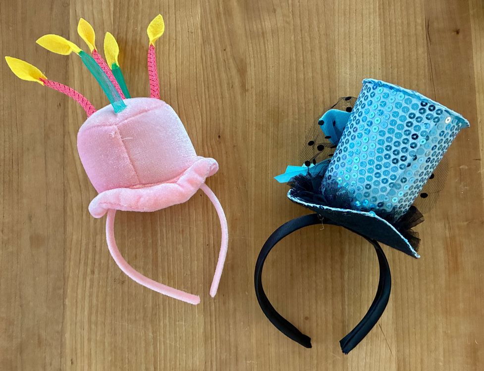Accessoires pour cheveux: Fasnachts-Stirnband: Geburtstagskuchen & Zylinder, Neu! – Neuf (Voir description) à Zürich par tersus1981 2