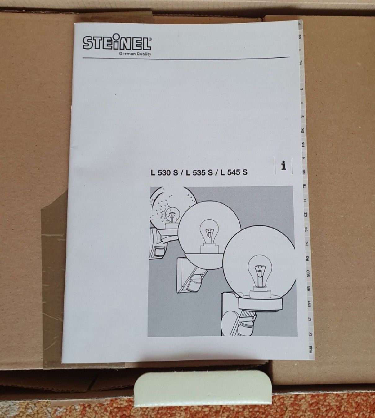 Steinel Lampade: Steiner Sensor-Lampe - neu & originalverpackt Modell L535S – Nuovo e nell'imballaggio originale da Sirnach venduto da GaudiBLC 6