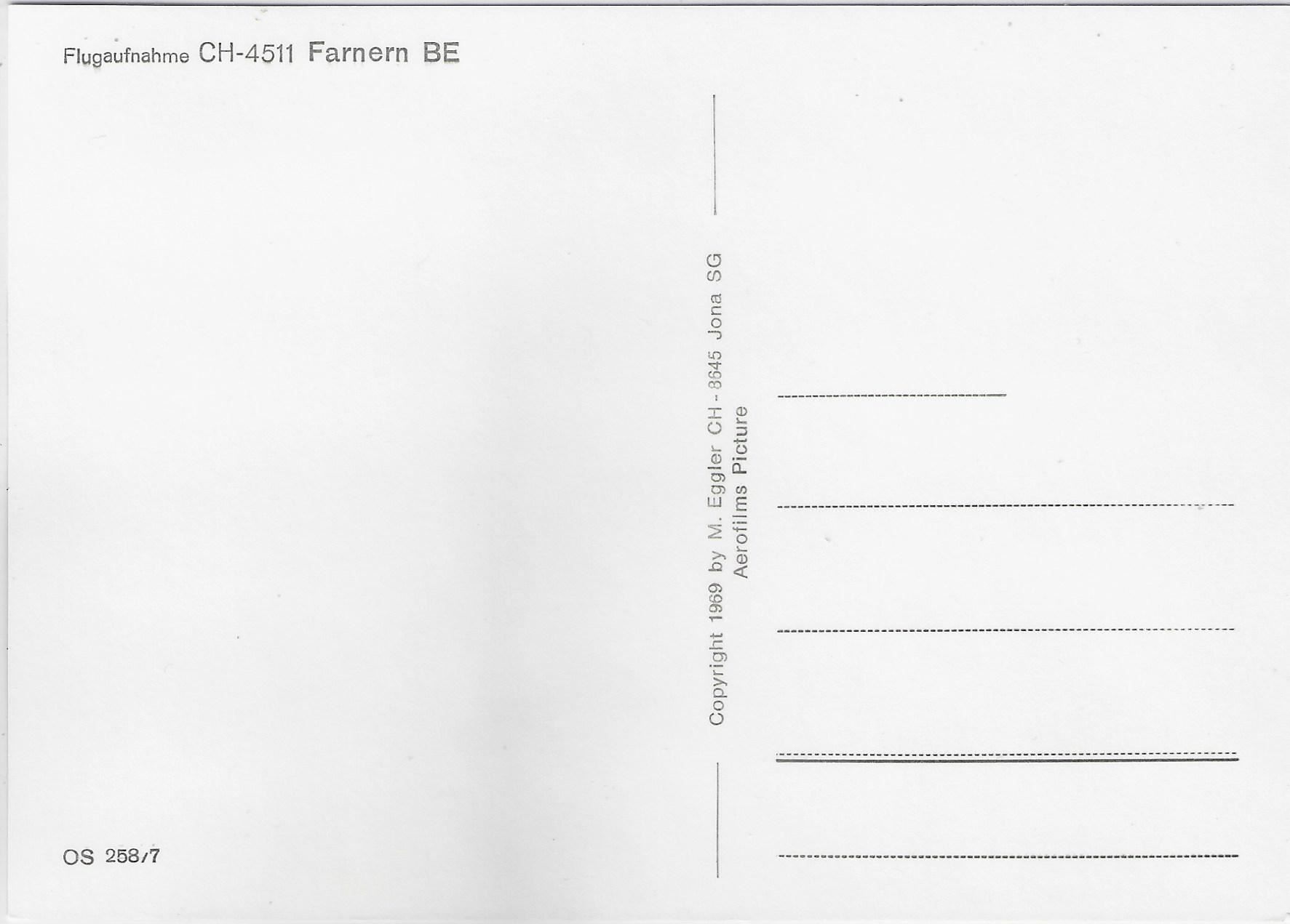 Cartoline postali: Flugaufnahme Farnern BE – Usato da Ettingen venduto da Kartenplanet 1