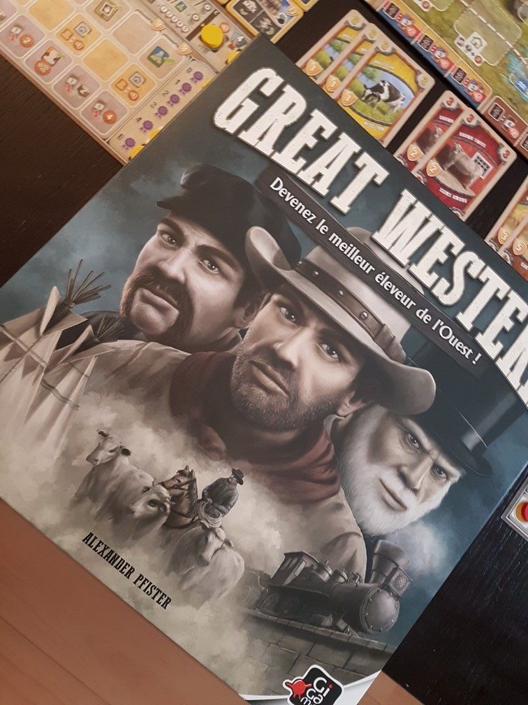 Giochi: Great Western Trail, version française + insert Folded Space – Usato da Petit-Lancy venduto da marmotterose