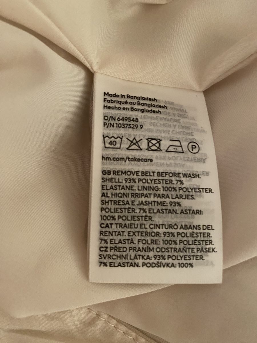 H&M Cappotti: Trenchcoat H&M – Usato da Arni BE venduto da Labello75 7