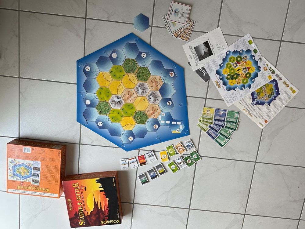 Die Siedler von Catan + die Erweiterung Städte und Ritter Kaufen auf Ricardo