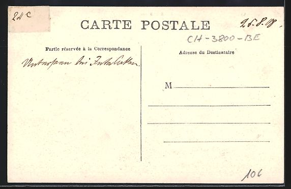 Cartoline postali: Interlaken, Heidenhäuser und Uhrenturm, – Usato da Berlin venduto da bartko-reher 1