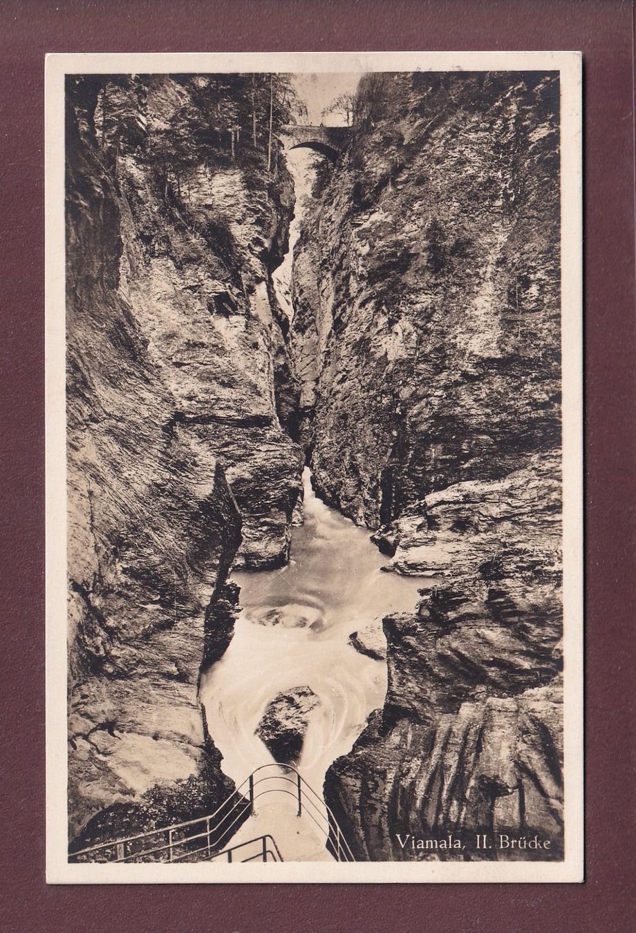 Cartes postales: VIAMALA - II. Brücke - 1927 – D'occasion à Pully par nicecards