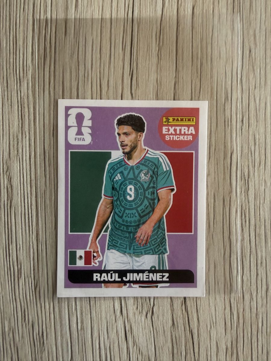 Panini Carte collezionabili: Panini FIFA Raúl Jiménez 2026 Extra Sticker – Nuovo e nell'imballaggio originale da Marly venduto da may_j75b