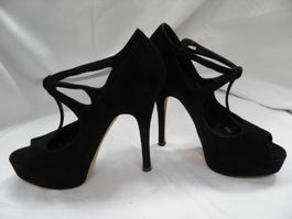 Pumps BALLY, Gr. 37.5, schwarzes Wildleder