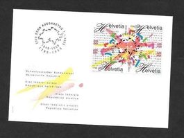 FDC Serie 933 - 936 zusammenhängend ET Bern 7.1.1998