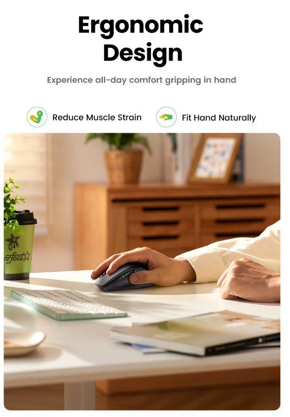 Mouse: Ugreen kabellose Maus, 2,4G, silent click – Nuovo e nell'imballaggio originale da Romanshorn venduto da pfimex 2