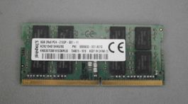 Kingston 8GB DDR4 2133Mhz für Notebook / Mini-PC