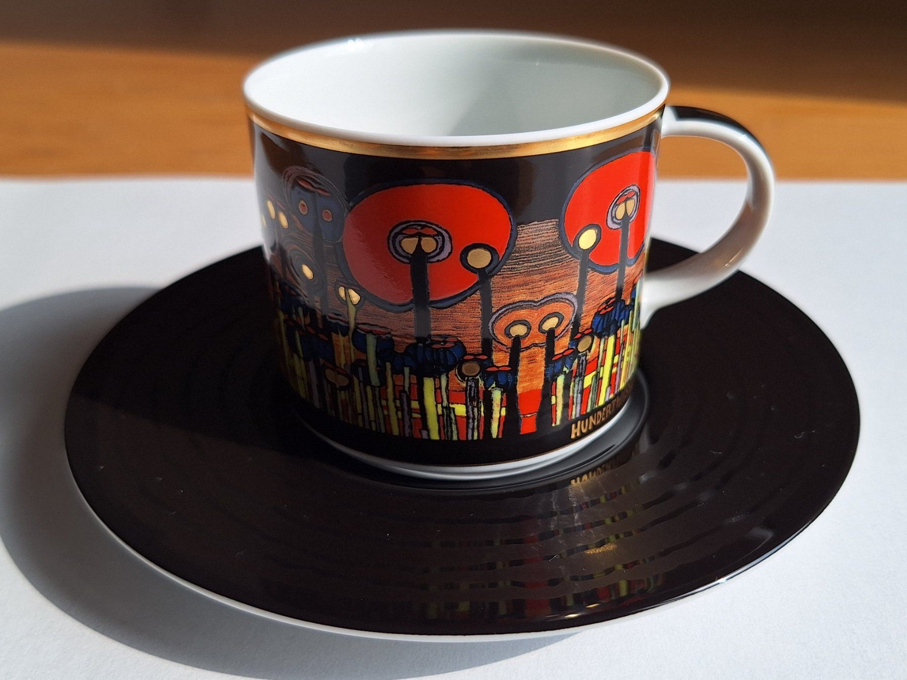 Geschirrsets: Sammler Tassen Hundertwasser ars mundi Exklusiv Edition 2001 – Neu (gemäss Beschreibung) aus Reinach BL von Softseller 2