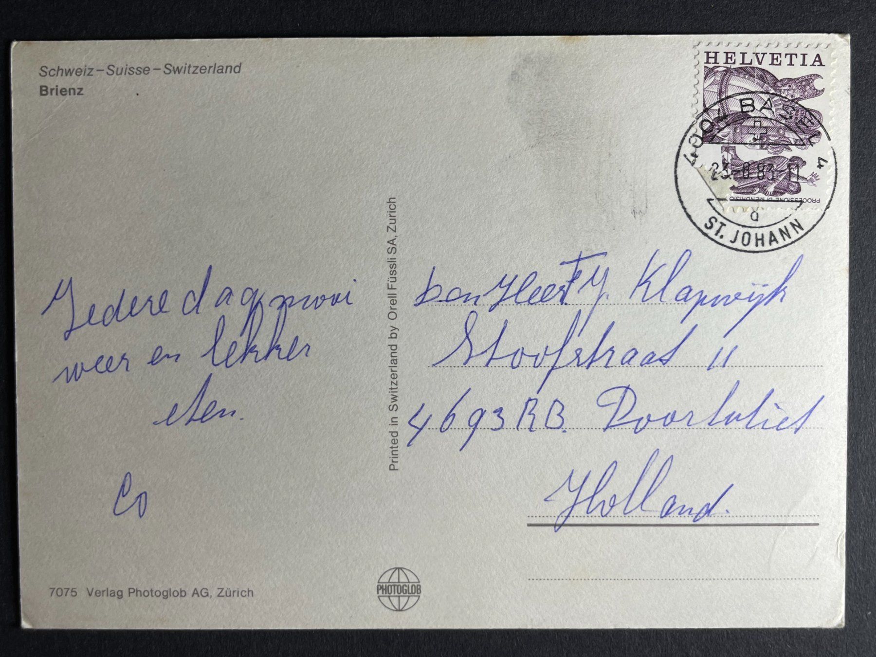 Cartoline postali: Brienz - 5 Ansichten – Usato da Steg VS venduto da danwer74 1