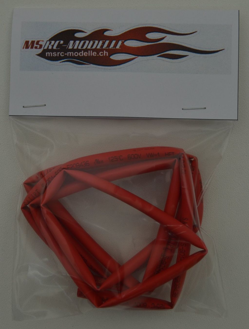 Modellismo RC: Schrumpfschlauch Ø 4mm 1m Rot – Nuovo e nell'imballaggio originale da Rüti ZH venduto da MSRC-Modelle