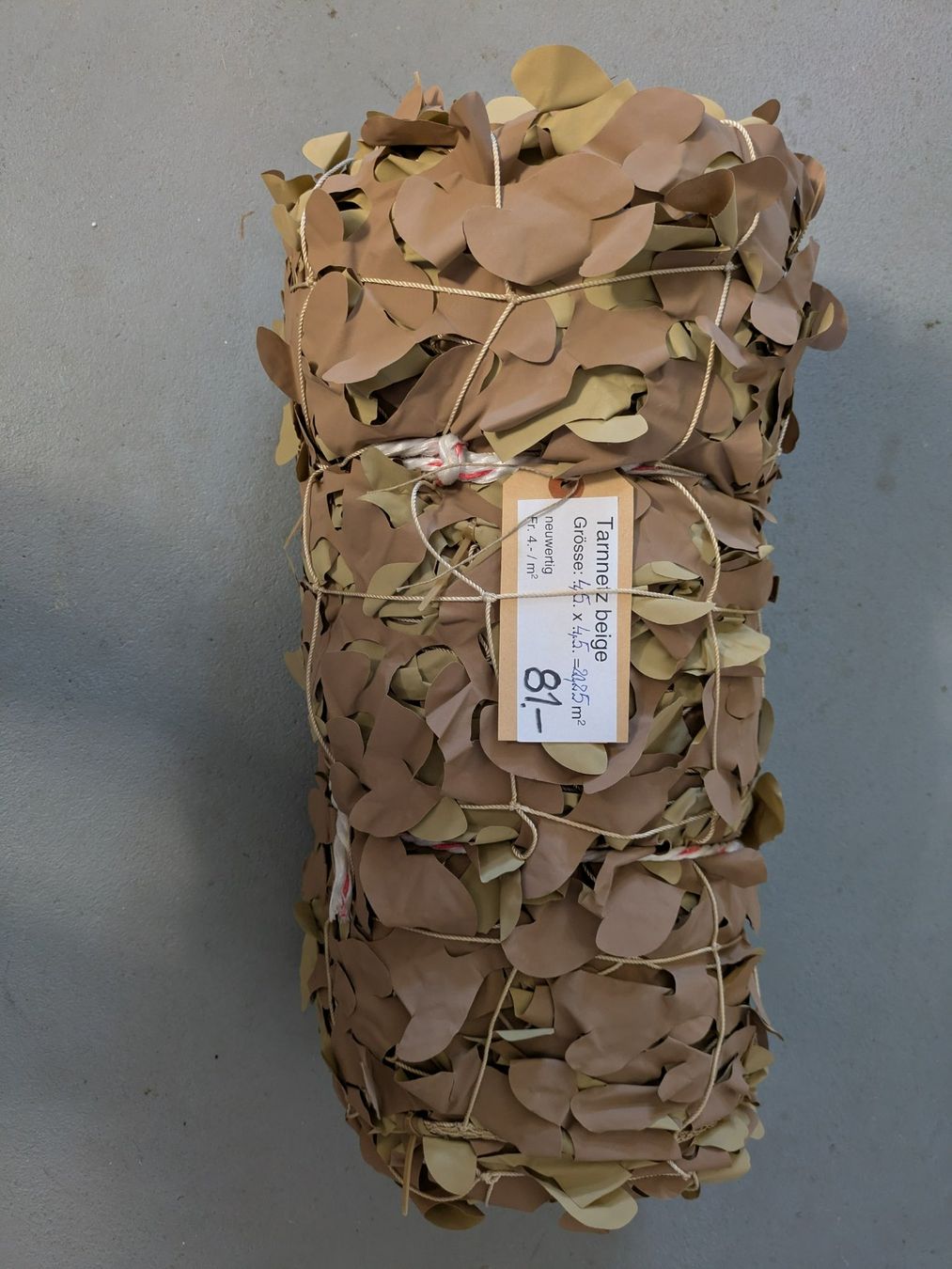 Tessuti: Tarnnetz beige Originalverpackung wie Bild – Nuovo (secondo la descrizione) da Untereggen venduto da Yellow55