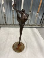 Som Chai Bronze Figur,Tänzerin,signiert,Skulptur,RARITÄT!