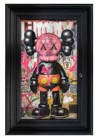 Kunstwerk gerahmt Mickey Figur 40x60 NEU OVP NP CHF 399.-