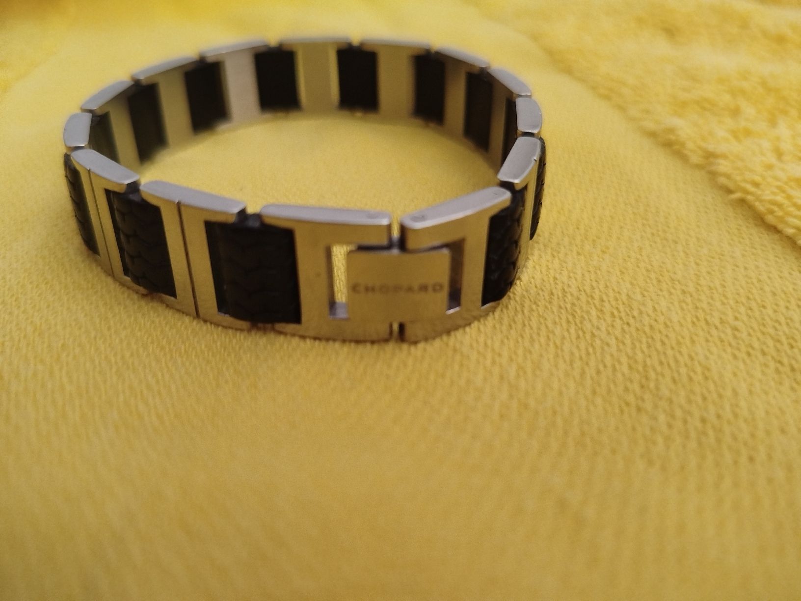 Chopard Bracciali & Braccialetti: Bracelet Chopard Classic Racing acier et caoutchouc. – Usato da Tolochenaz venduto da Arianit 5