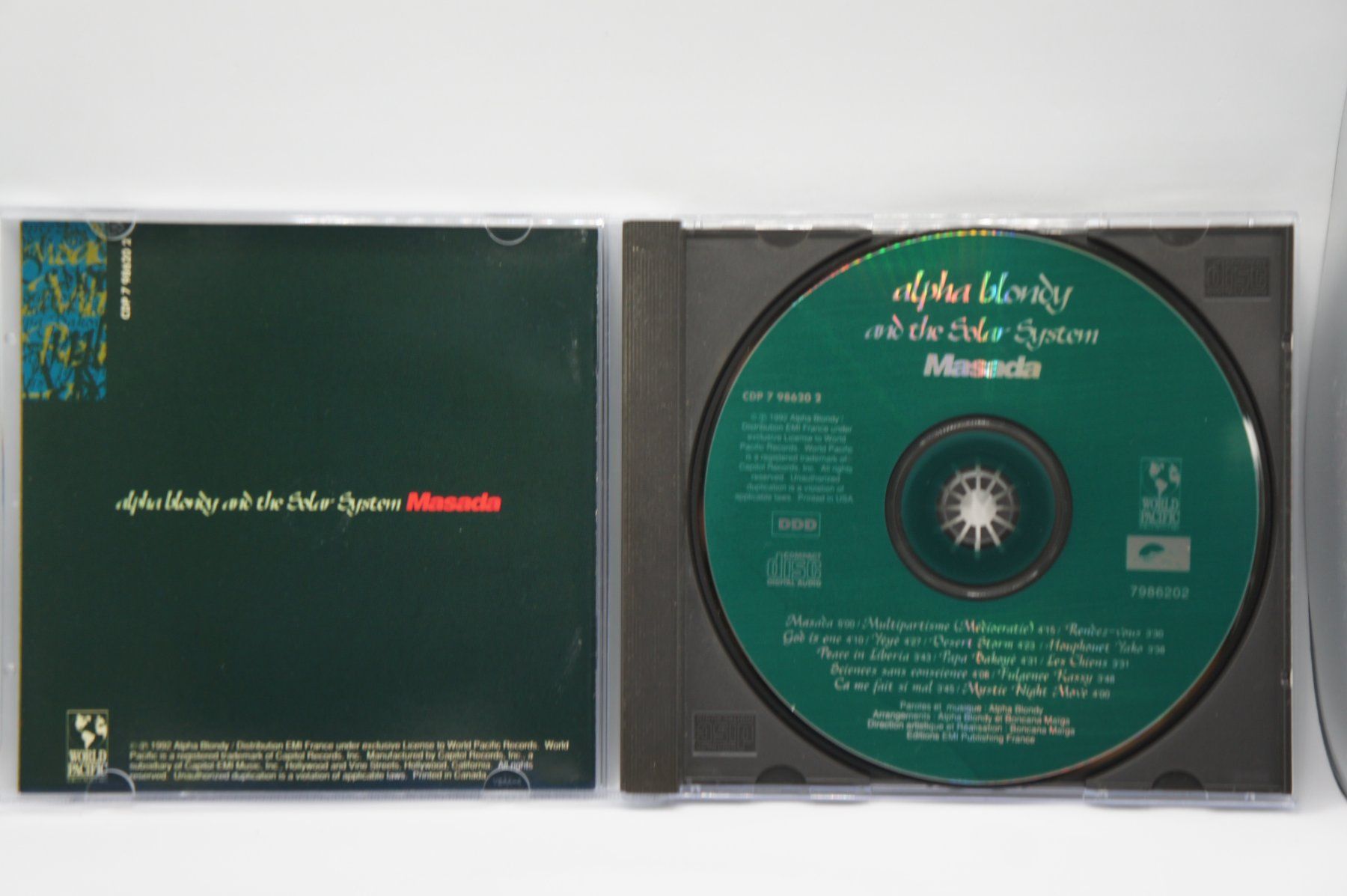 CDs: CD Alpha Blondy And The Solar System – Masada – Gebraucht aus Ernetschwil von luisvonerni 2