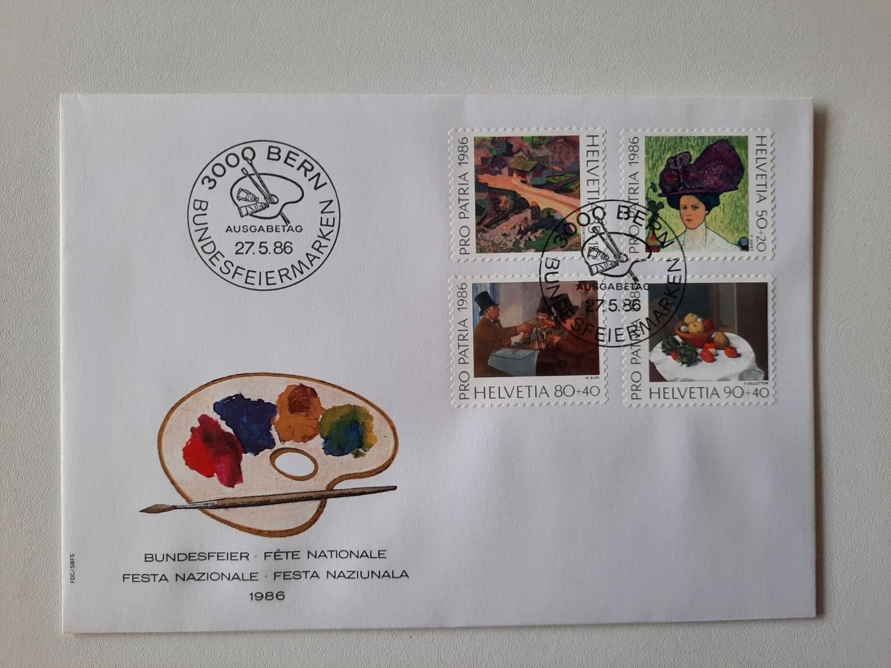Tous les timbres: FDC Pro Patria 1986 – D'occasion à Bassersdorf par Lara049