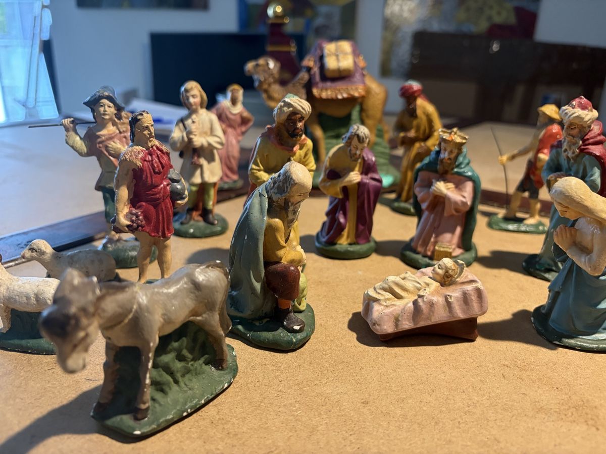 Figuren: Krippenfiguren-Set alt; guter Zustand – Gebraucht aus Meierskappel von Hala03 6