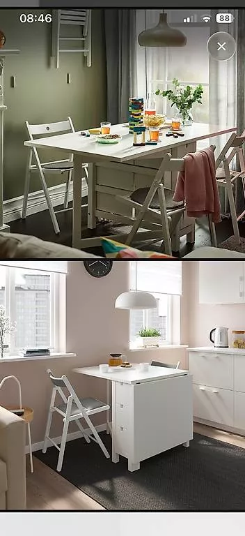 Tavoli: Table IKEA NORDEN extensible et tabourets – Usato da La Tour-de-Peilz venduto da marie_moya