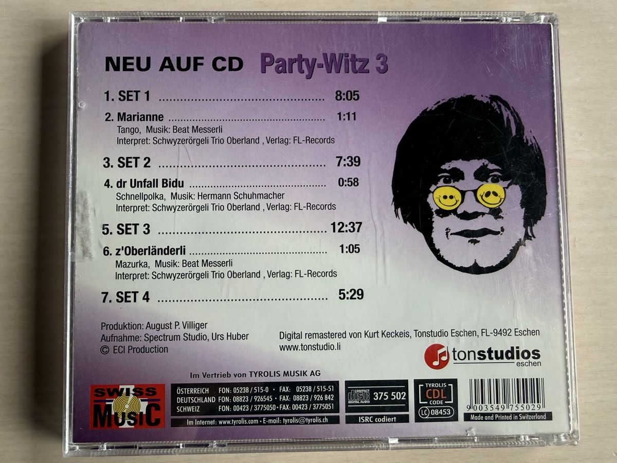CD: Guschti Brösmeli - Party-Witz 3 CD – Usato da Oberried Brienz venduto da Chyara 1