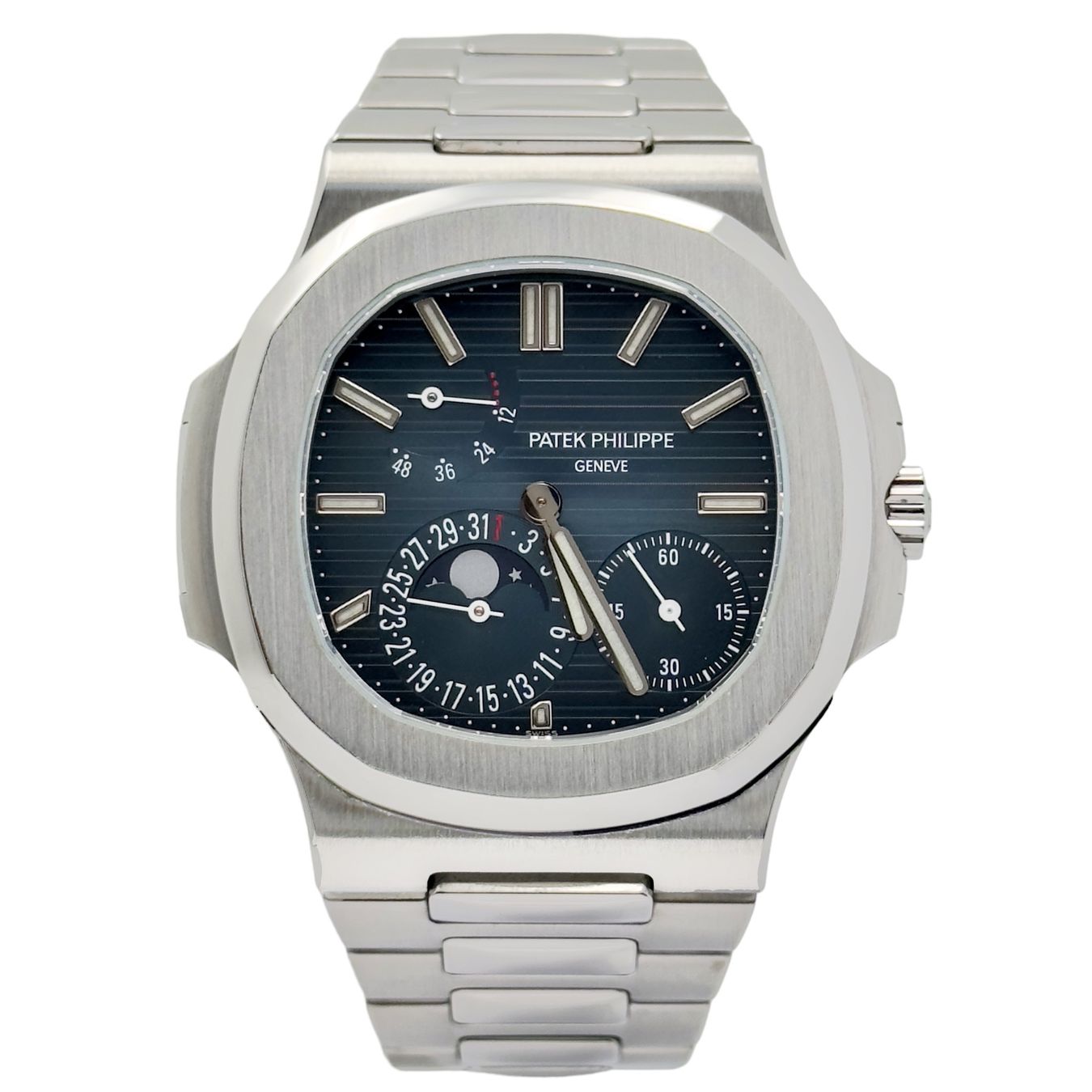 Patek Philippe Orologi: Patek Philippe Nautilus 5712/1A Unworn Full set 2015 – Nuovo e nell'imballaggio originale da Genève venduto da Swisstreasures-SA