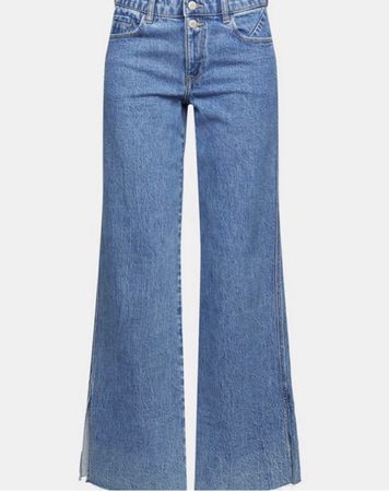 Wide Leg Jeans aus Bio-Baumwolle