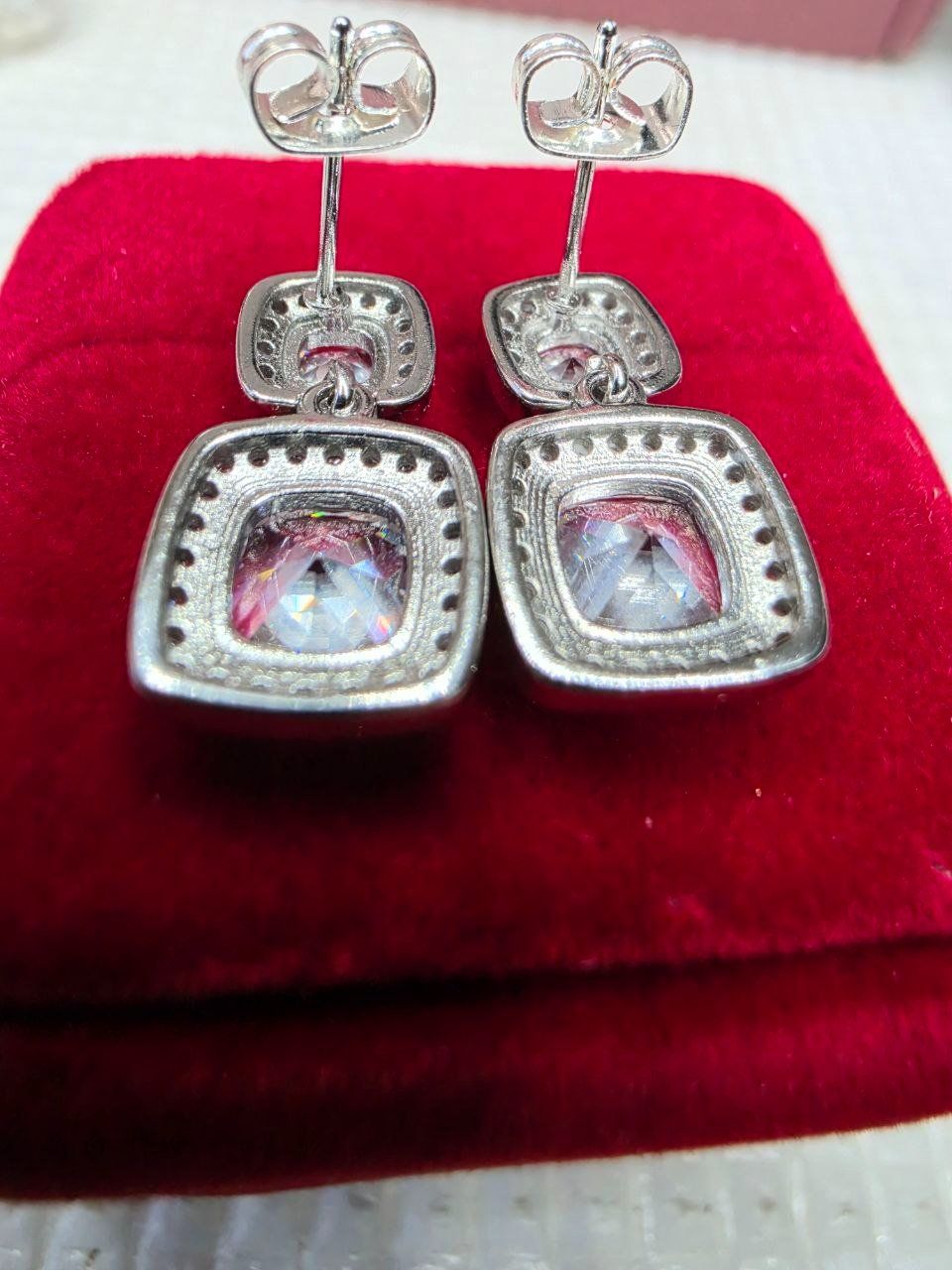 Orecchini pendenti & Orecchini a lobo: Boucles d'oreille argent avec zircons – Nuovo e nell'imballaggio originale da Reconvilier venduto da Tsma67 1