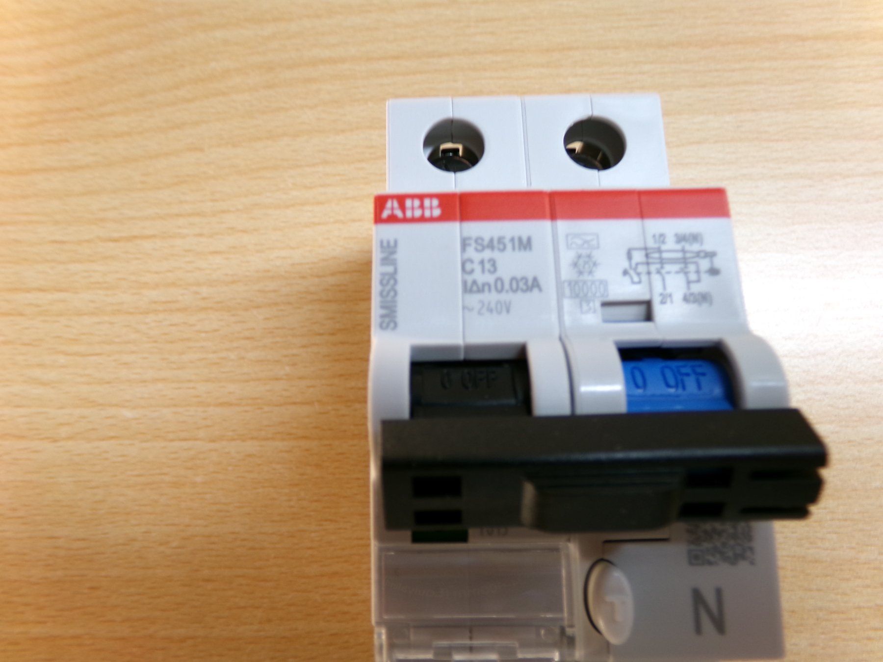 ABB Schalter: FI-LS 2pol. C13 30mA ABB-smissline – Neu und originalverpackt aus Hombrechtikon von HGK50 2